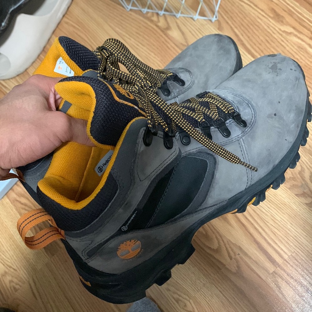 Timberland hiking boots gently used